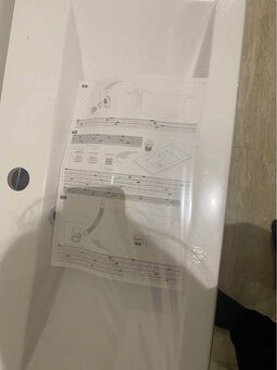 Koupelnový nábytek se zrcadlem bílý lesk 2 kuřecí - 9