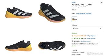 Sálové boty Adidas Adizero Fastcourt - 9