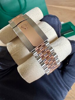 ROLEX DATEJUST 36 ROSÉ GOLD/ MOTHER OF PEARL DIAL, DIAMONDS - 9