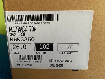 Dámské lyžařské boty Rossignol Alltrack 70w dark iron 39 vel - 9