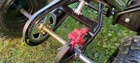 Nová dětská čtyřkolka R E-start - zelená - 9