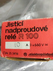 Proudové relé, jističe,vypínač. - 9