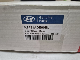 kryty vnějších zrcátek černé Hyundai i10 (AC3) K7431ADE00BL - 9