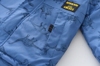 Nová dětská zimní bunda parka, vel.128 - 9