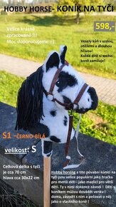HOBBY HORSE - koníci na tyči - velikost S - 9