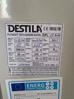 Plynový kotel Destila Ocelot DPL 18 A-H - 9