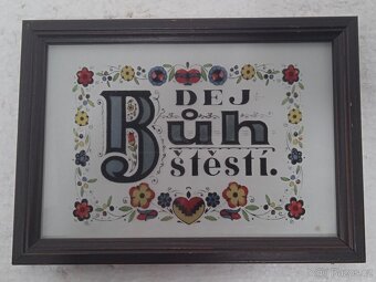 Dej bůh štěstí - Retro obrázek - 9