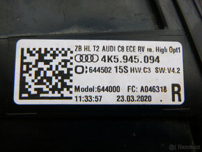 Audi A6 C8 zadní světlo 4K5945093 4K5945094 4K5945092 - 9