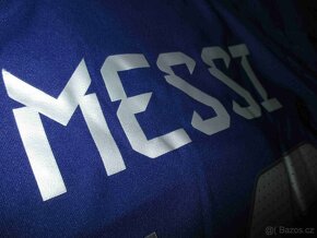futbalový dres Argentína - MS 2022 Messi vonkajší - 9