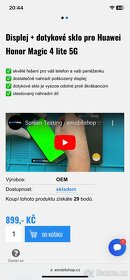 Honor Magic 4 Lite nový displej - 9