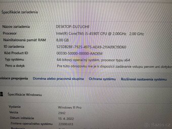 Mini počítač Dell.Intel i5-4590T 4x2,00GHz.8gb ram.256gbSSD. - 9