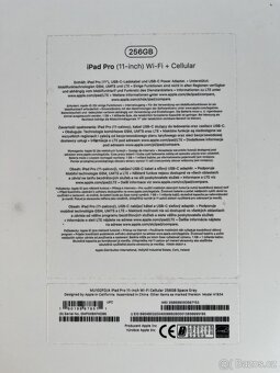 iPad Pro 11" 256GB, Wi-Fi, Cellular, Pencil, Keyboard - 9