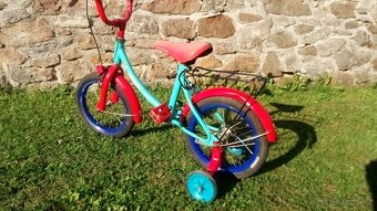 Dětské kolo s pomocnými kolečky 14" - 9