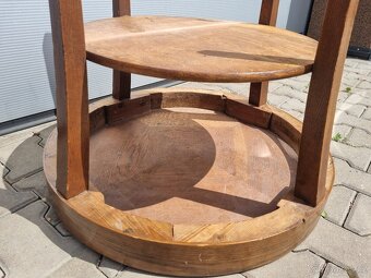 Oválný retro stolek - 9