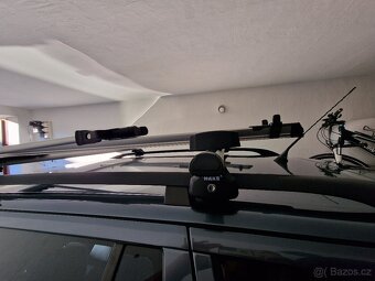 Střešní příčníky + 2× nosič kol HAKR – možnost komplet nebo - 9