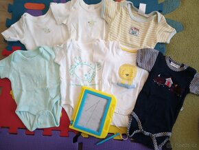 Letní overaly a sety, kraťásky, trička a body kr. r. kluk - 9