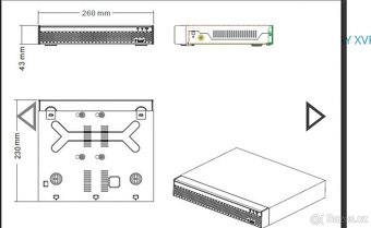 Kamerový systém - rekordér Zonevay 3108 - 9