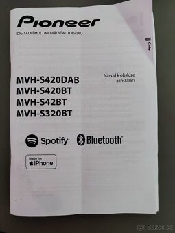 Autorádio Pioneer MVH-S320BT (NEPOŠKOZENÉ) - 9
