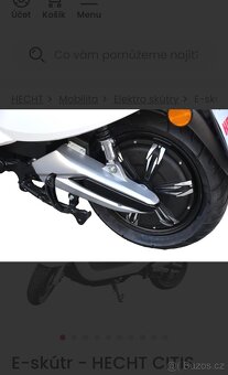 E-skútr - HECHT CITIS WHITE - 9