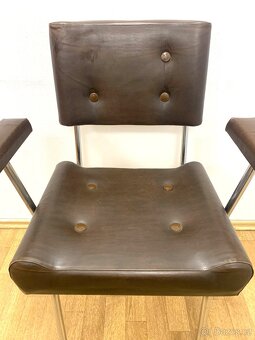 Retro židle 70. léta chrom - 9