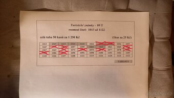 Turistické známky č. 1 - 2635 AKTUALIZACE 31.3.25 - 9