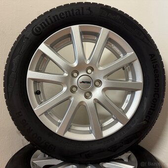 VW / ŠKODA 5x100 R16 ET45+CELOROČNÍ 195/60R16 7,5m - 9