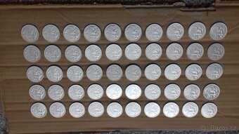 Stříbrné ČSR koruny 50x 10 Kčs a 8x 20 Kčs Ag 700/1000 - 9