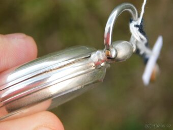 Starožitné stříbrné kapesní hodinky - klíčovky - 9