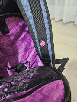 Studentský batoh dívčí bagmasters digital blue pin - 9