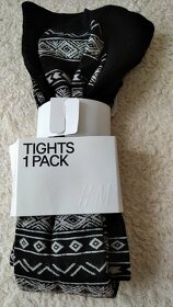 Čepice; šátek; Punčocháče HM nové, noční košile - 9