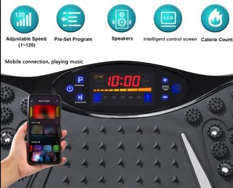 Vibroshaper masážní pomůcka uvolnění svalů a vytvarování těl - 9