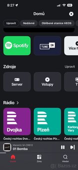 Marantz Melody X (M-CR612) stříbrno-zlatá HEOS - 9