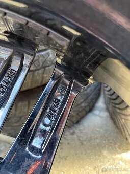 Zánovní Alu kola 5x112 včetně zimních pneu 215/65 R17 - 9