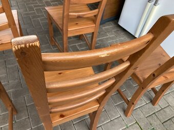 5 x židle IKEA ke kuchyňskému stolu - ANTIK - 9