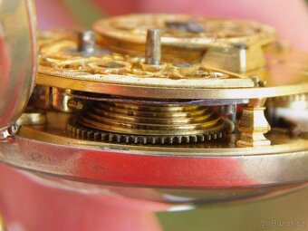 Starožitné anglické stříbrné kapesní "Špindlovky"CABRIER  - 9