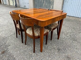 Jídelní stůl a židle Halabala - 9