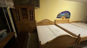 PRODAM POSTEL 180/200-PŘIBORNÍK- MASIVNI BOROVICE - 9