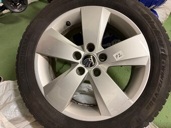 Alu kola Škoda zimní 5x100 r15 - 9