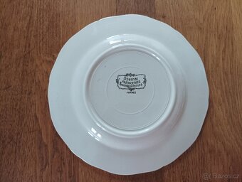 VINTAGE FAJÁNS TALÍŘ SARREGUEMINES HENRI LOUX FRANCIE - 9