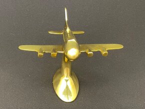 Socha bronz/mosaz Letadlo - 9