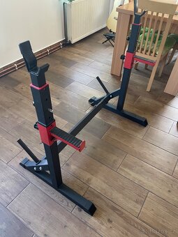 Posilovací set,lavice,bench press,stojan,činky,osa,závaží - 9
