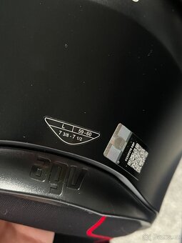 AGV K1-S vel. L - černá + stříbrné plexi – Jako nová - 9