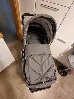 Kočárek Gesslein F6 Air+ ,kožené madlo, C1-Lift taška - 9