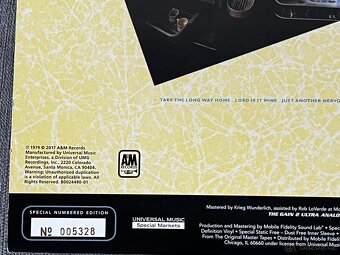 Ultra HiEnd | Supertramp | Breakfast in America | MoFi MFSL - 9
