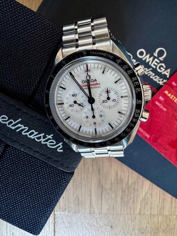 White OMEGA SPEEDMASTER 42mm ALBINO 02/2025 FULL SET NOVÉ - 9