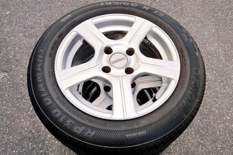 15" hliníkové Alu disky (elektrony) DEZENTs pneu 195/60 R15 - 9
