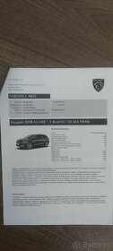 Peugeot 3008 6/2021 1.5Hdi 96KW ALLURE Manual 6st. - 9