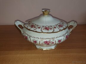 Porcelán růžičky slonová kost - 9