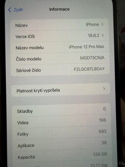 Mobilní telefon IPHONE 12 pro max - 9