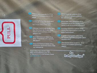 Dětská cestovní postýlka Baby Design 120x60 - 9